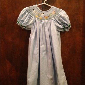 Hand-Smocked Farm Dress 24m Perfect for Autumn 🍂